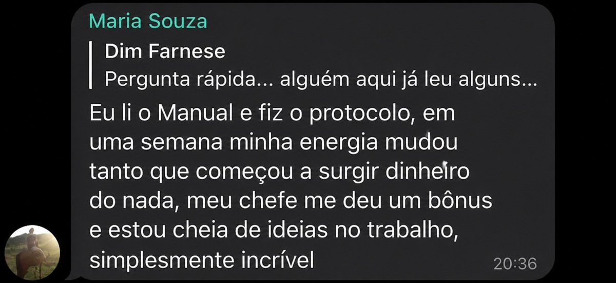 Depoimento real de aluna do Protocolo Alta Frequência